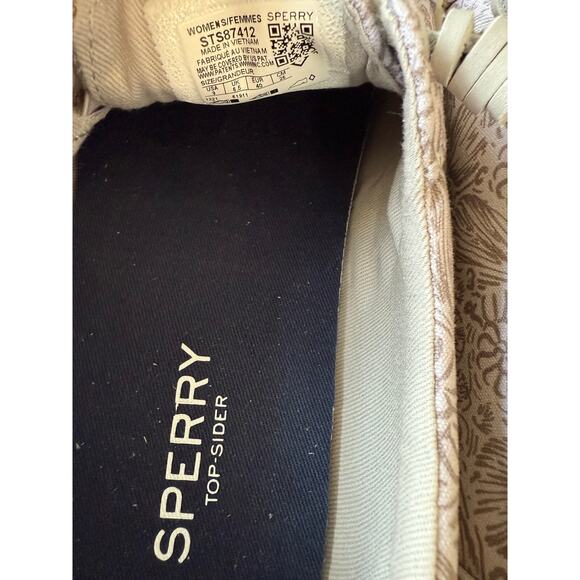 Sperry’s Pier Wave LTT Print Grey STS87412 Women’s Size 9 - Picture 7 of 8